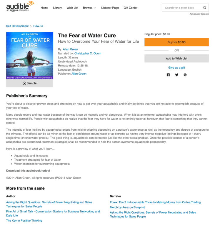 The Fear of Water Cure How to Your Fear of Water for Life